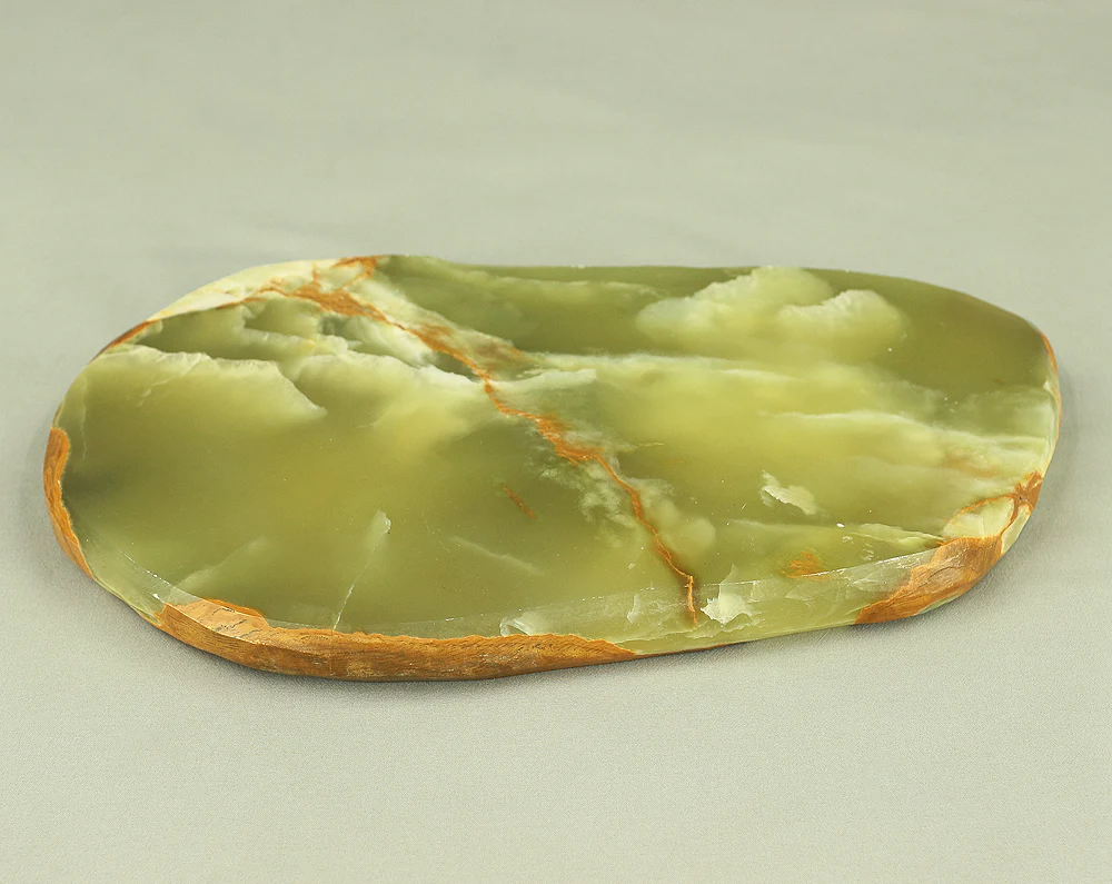 Suiseki - Agate Green Onyx Stone 7.7kg with Onyx Stone Stand VA543 - Image 27