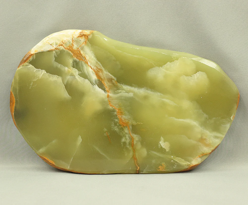 Suiseki - Agate Green Onyx Stone 7.7kg with Onyx Stone Stand VA543 - Image 28