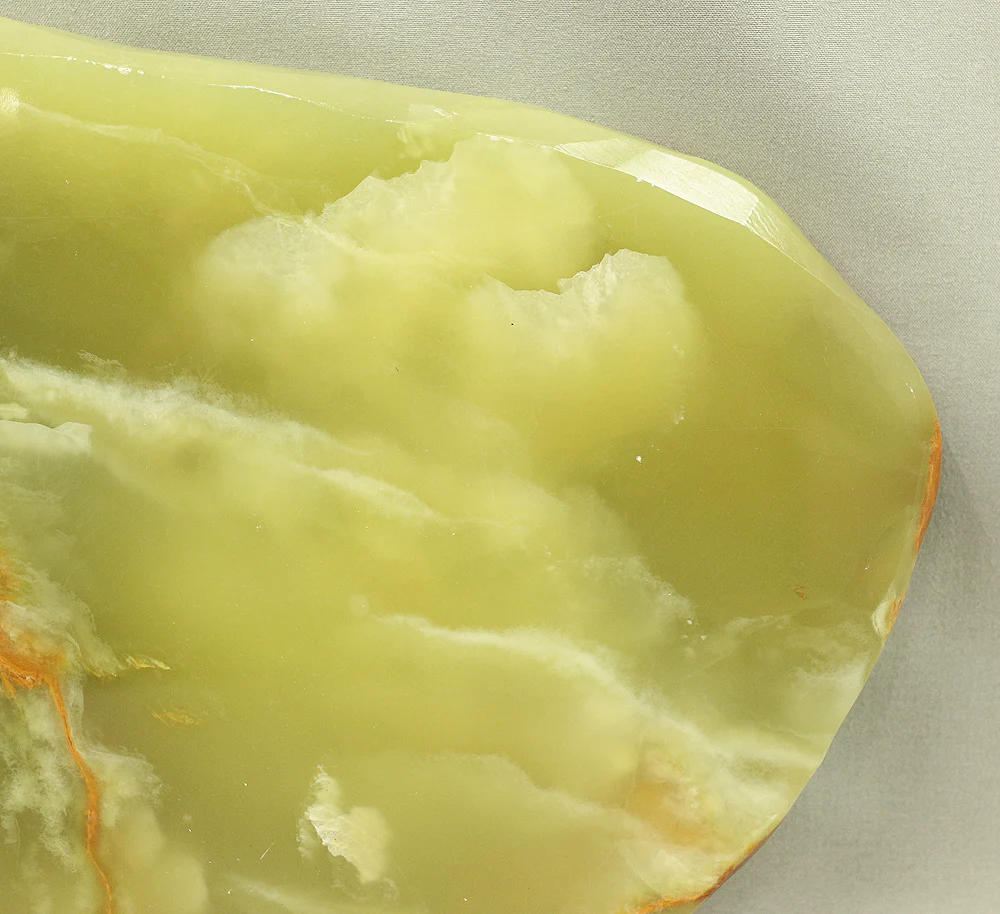 Suiseki - Agate Green Onyx Stone 7.7kg with Onyx Stone Stand VA543 - Image 30