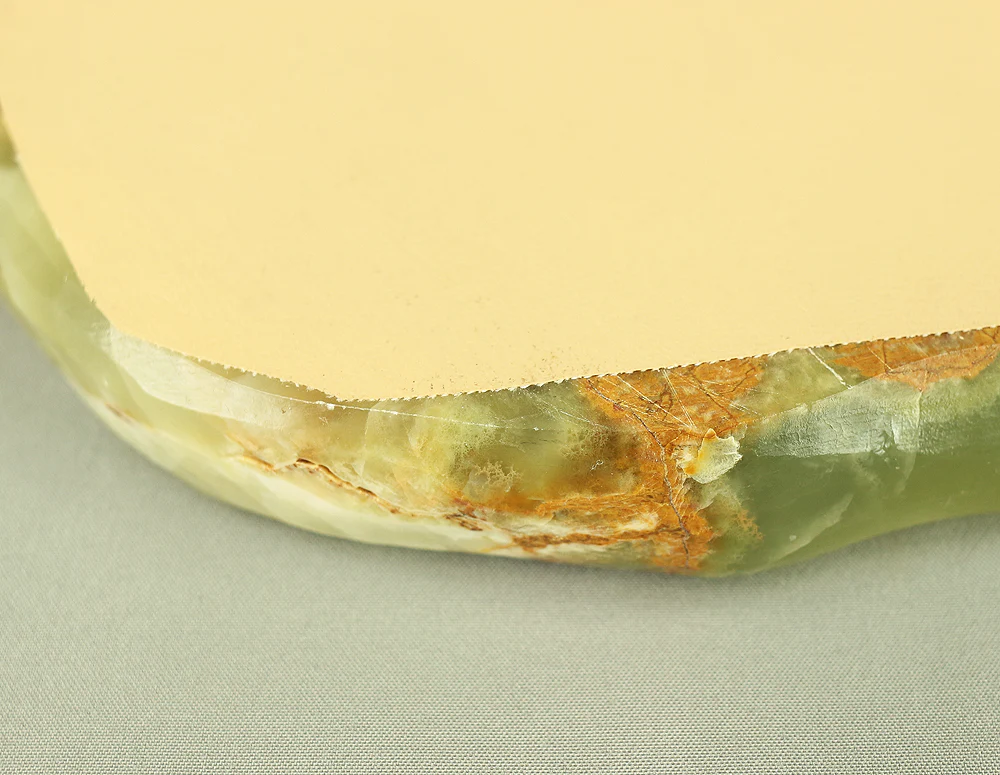 Suiseki - Agate Green Onyx Stone 7.7kg with Onyx Stone Stand VA543 - Image 34