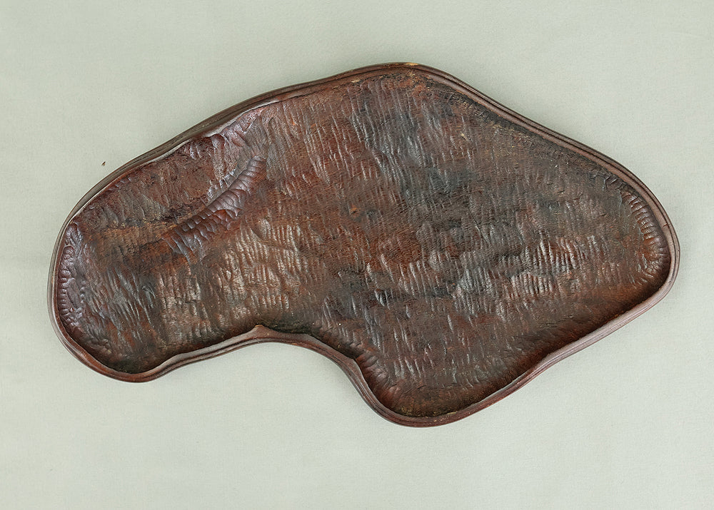 Suiseki Black Stone 4.2kg with Wooden Stand VB107 - Image 27