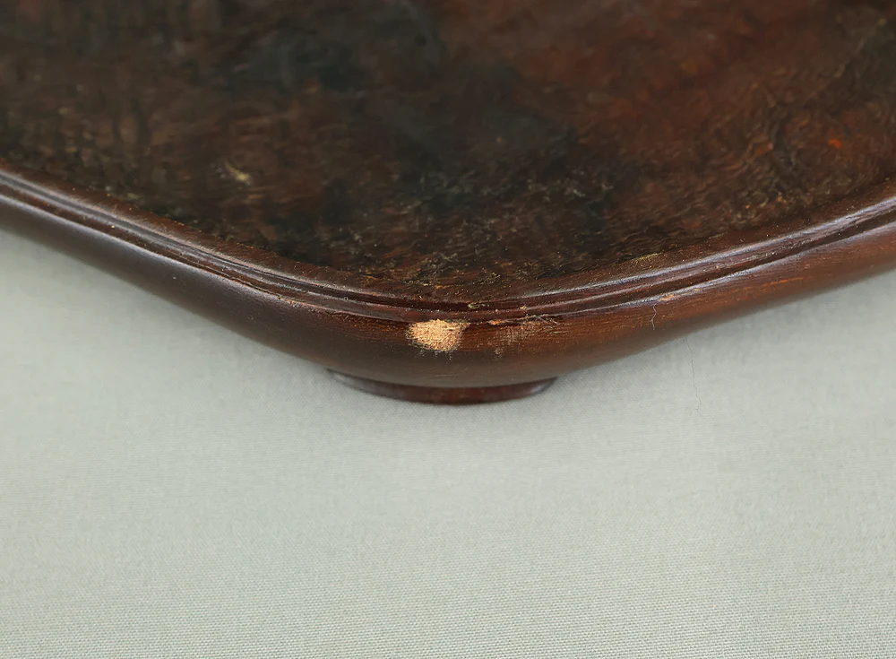 Suiseki Black Stone 4.2kg with Wooden Stand VB107 - Image 28