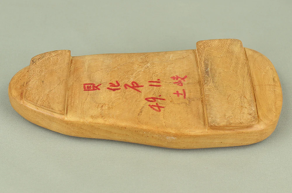 Suiseki - Toki stone Shell fossil with Wooden Stand collected in 1974 VA222 - Image 24