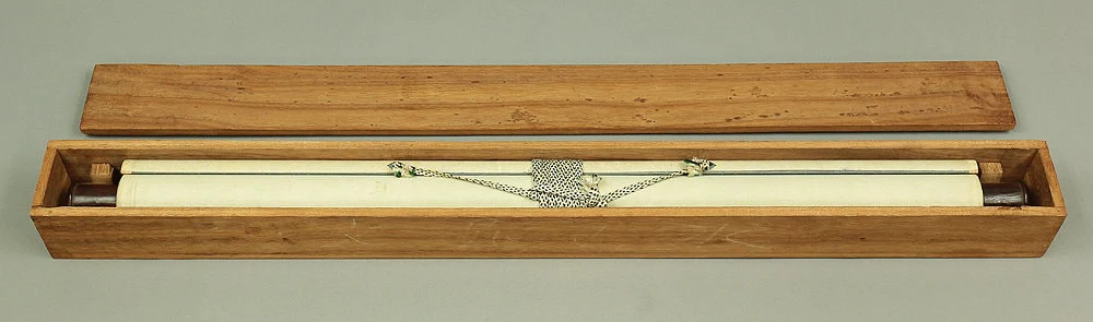 谷文晁 TANI BUNCHO 1763~1841 Suiboku brush ink landscape Sansui with Box W578 / Japanese antique art large kakejiku kakemono hanging scroll - Image 10