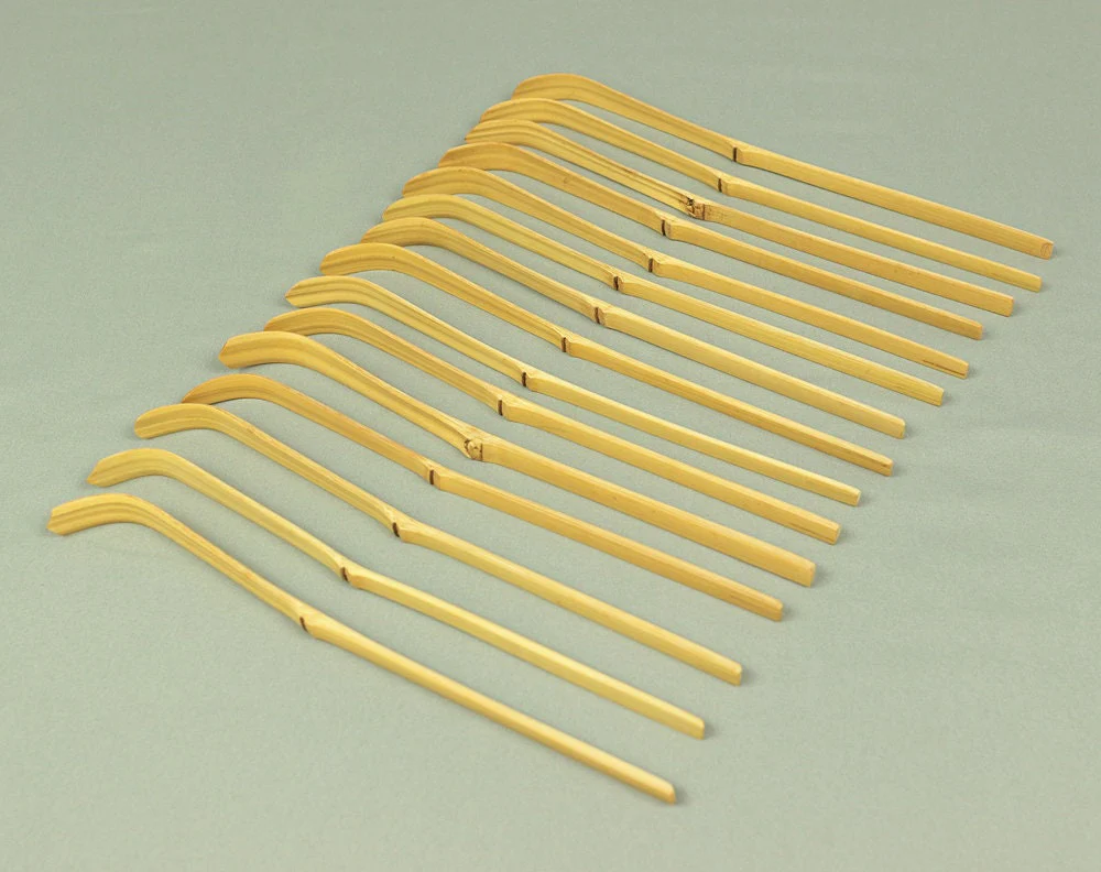 Tea Scoop CHASHAKU 15pcs URASENKE "Successive Tea masters" Tea Ceremony V377 / Japanese tea Tea utensils Spoon Matcha Bamboo - Image 3